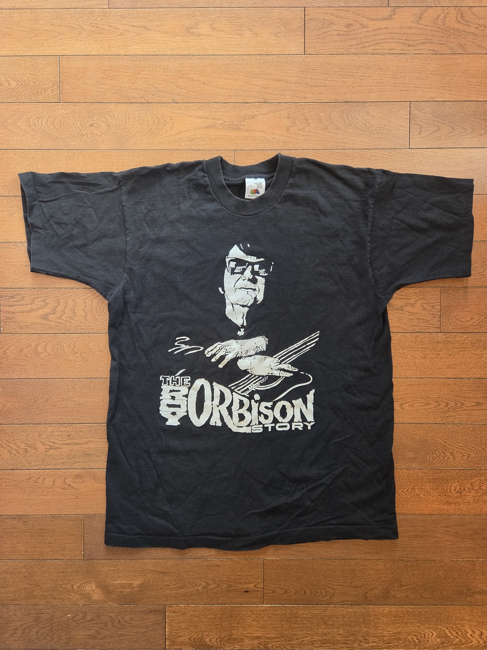 Fruit of the Loom Black Roy Orbison Graphic Tee